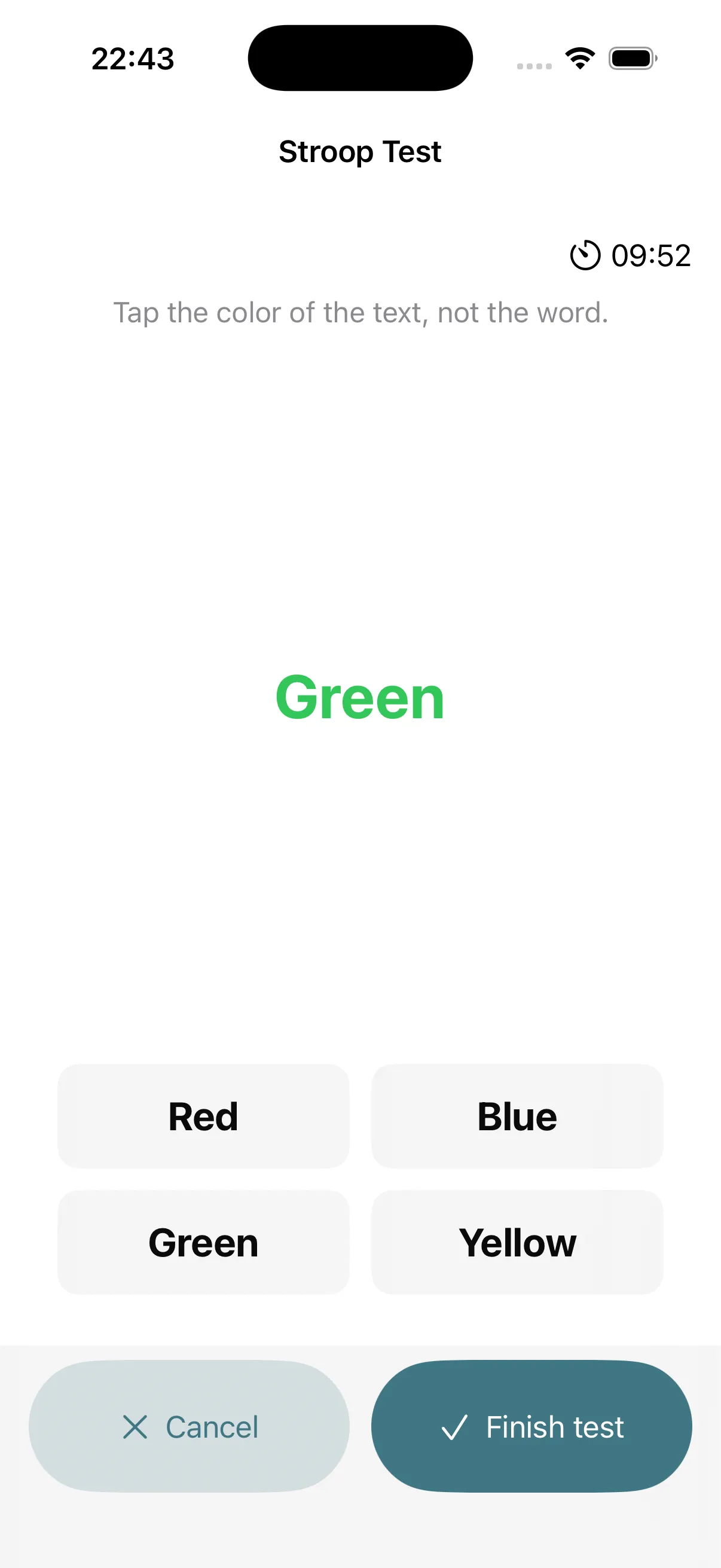 Stroop Test